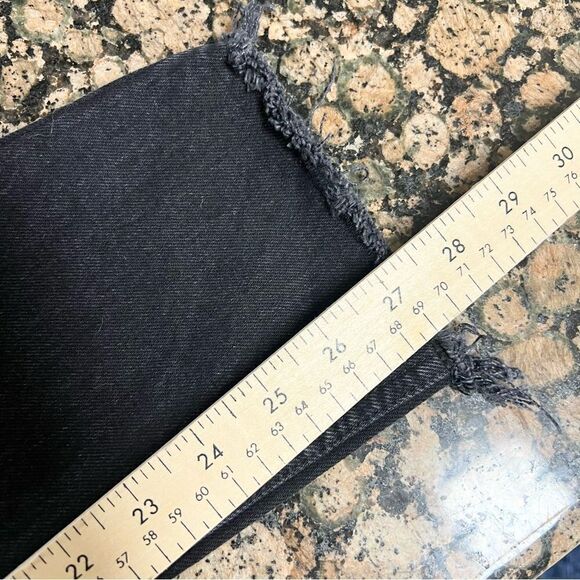 Abercrombie & Fitch The Skinny High Rise Denim Black Jeans Buttonfly Size 26/2R - Picture 5 of 5